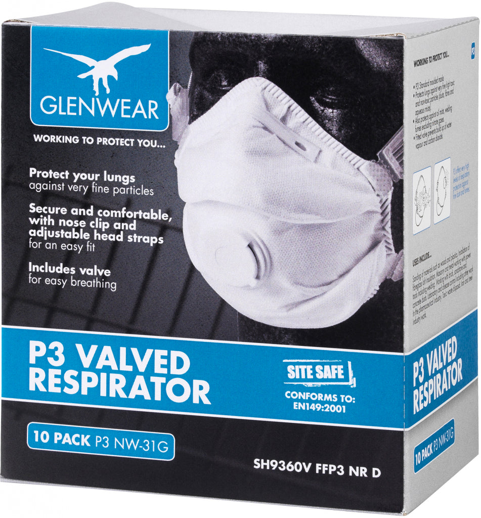 Glenwear FFP3 Valved Respirator