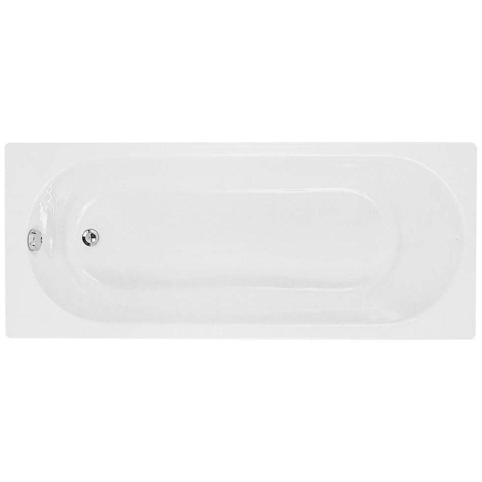 Trojan Cascade 1600x700mm 2 Tap Hole Single End Bath