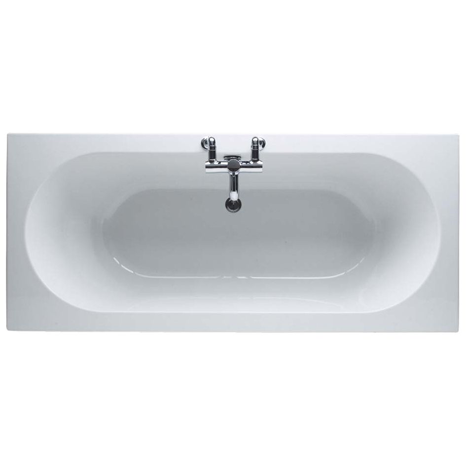 Trojan Cascade 1800 x 800mm No Tap Hole Twin End Bath