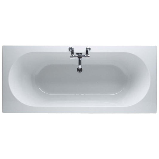 Trojan Cascade 1800 x 800mm No Tap Hole Twin End Bath