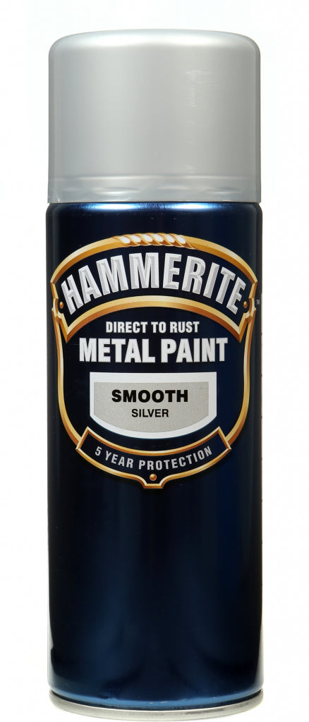 Hammerite Pintura Metal 400ml Aerosol Liso Plata