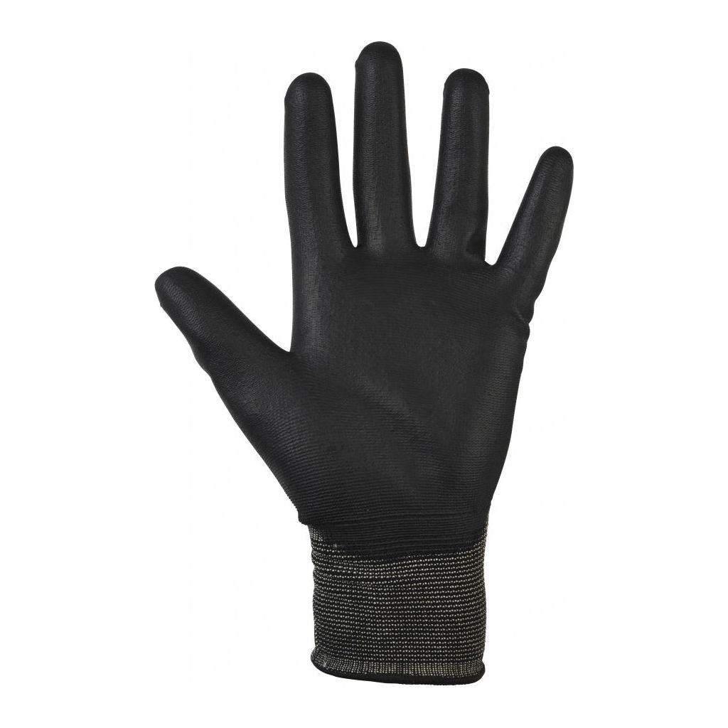 Gants Glenwear en PU noirs