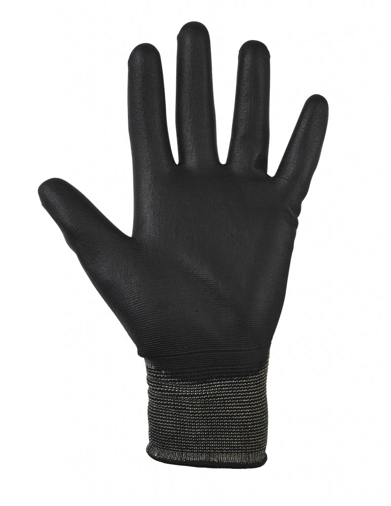 Glenwear Black PU Gloves