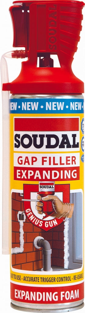 Soudal Genius Gun Gap Filling Expanding Foam