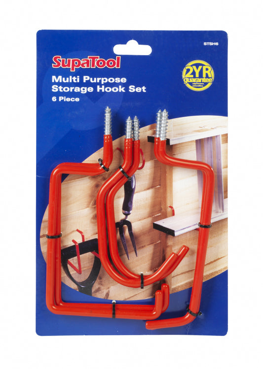 SupaTool Multi Purpose Storage Hook Set