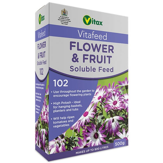 Pienso soluble en flores y frutas Vitax