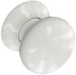 Securit Ceramic Door Knob White