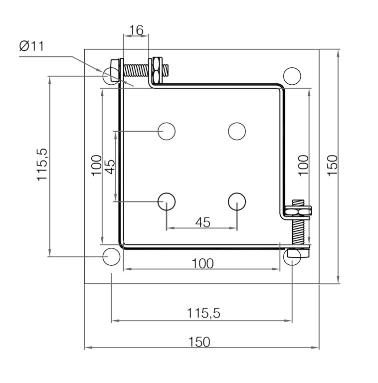 Picardy Bolt-Down & Grip Support
