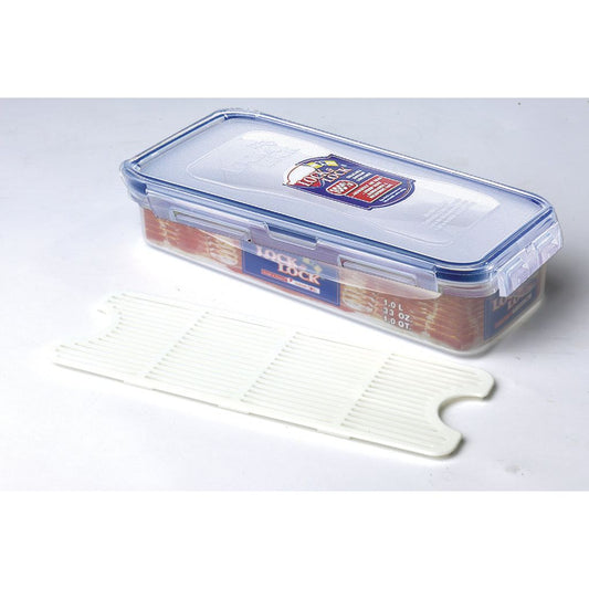 Caja de tocino Lock &amp; Lock con bandeja fresca