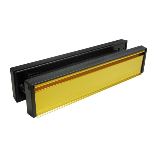 Portacartas Securit de doble cara 20/40 x 300 mm dorado