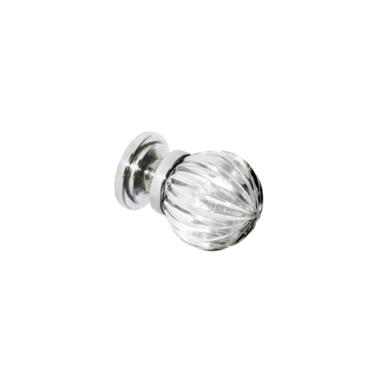 Securit Glass Pumpkin Cupboard Knobs CP