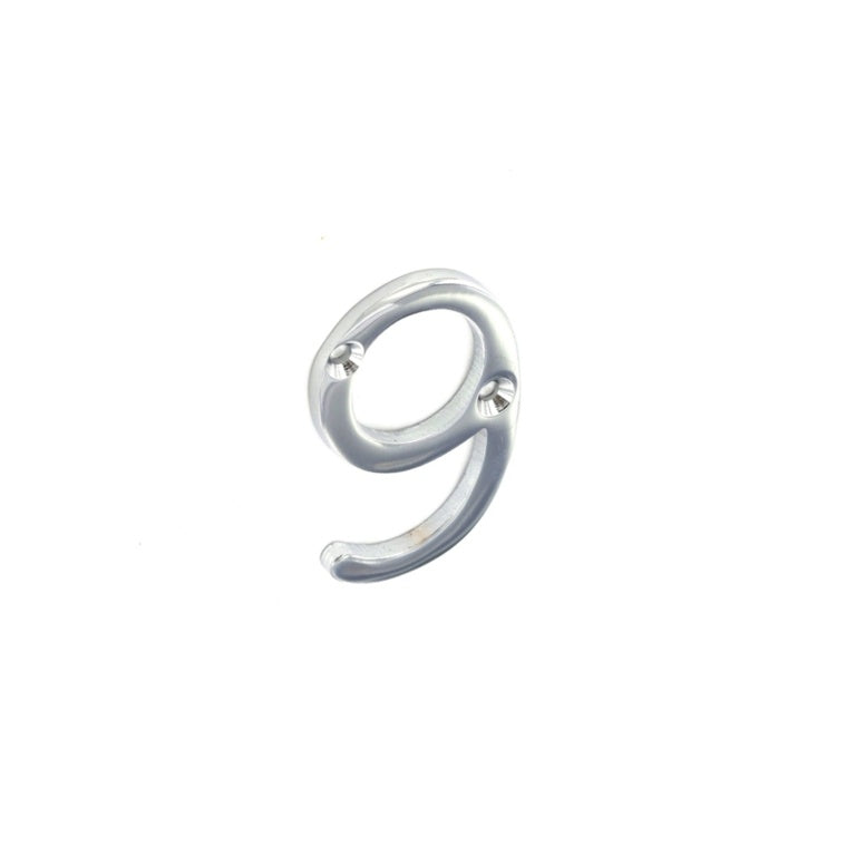 Securit Chrome Numeral 50mm