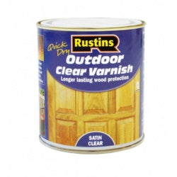 Rustins Quick Dry Outdoor Clear Varnish Satin
