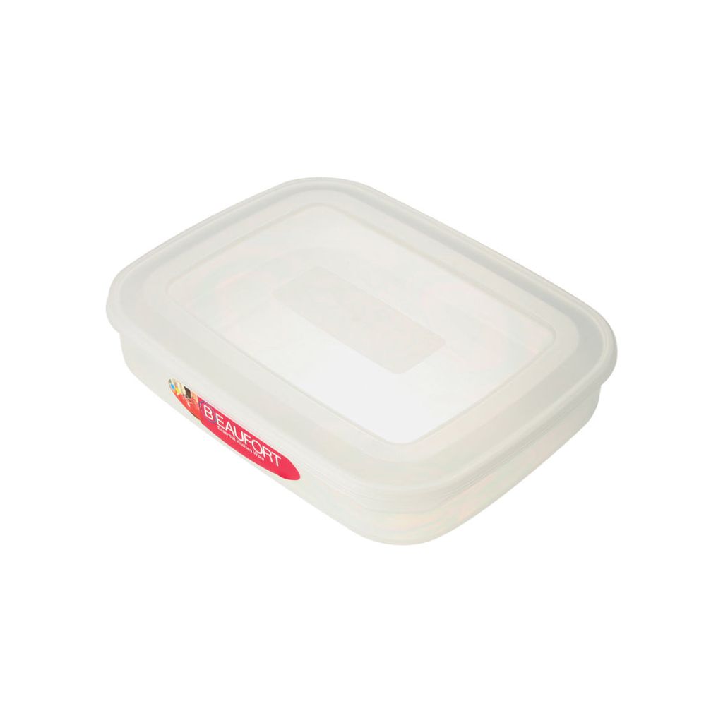 Contenant alimentaire Beaufort rectangulaire transparent