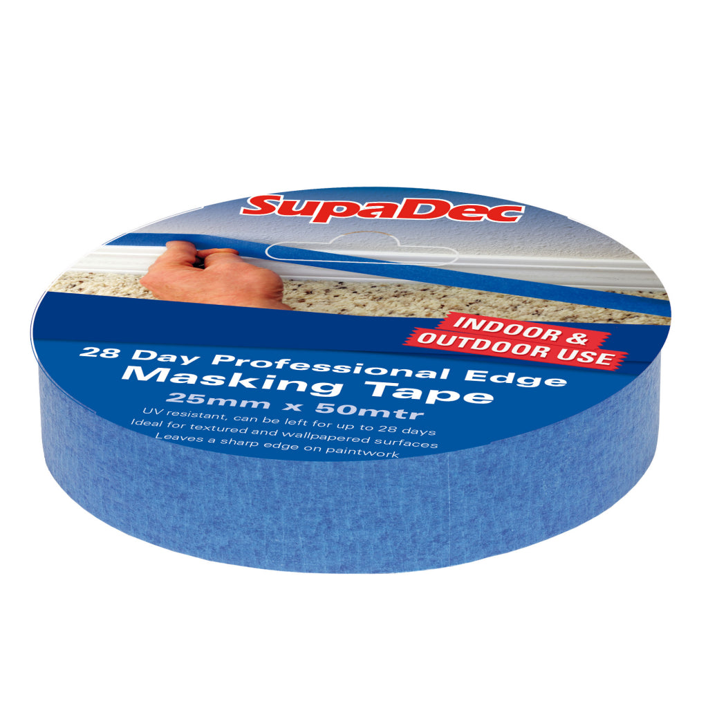 Ruban de masquage professionnel SupaDec 28 jours 25 mm x 50 m