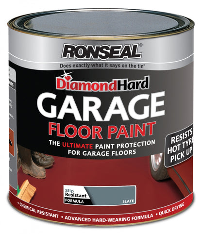 Peinture dure pour sol de garage Ronseal Diamond 5L