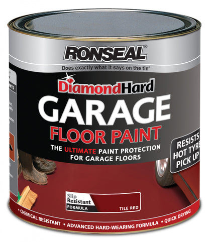 Peinture dure pour sol de garage Ronseal Diamond 2,5 L