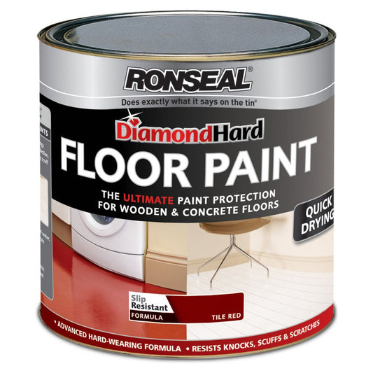 Pintura para suelos duros Ronseal Diamond 2,5 L