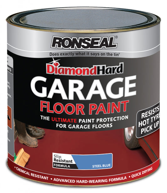 Pintura para suelos de garaje Ronseal Diamond Hard, 2,5 l