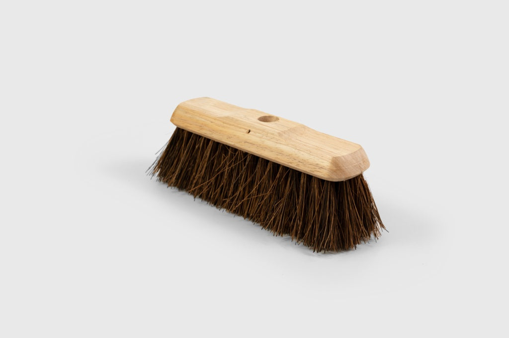 Hill Brush Broom Head - Plain Stock, Filled Dyed Bassine 10"