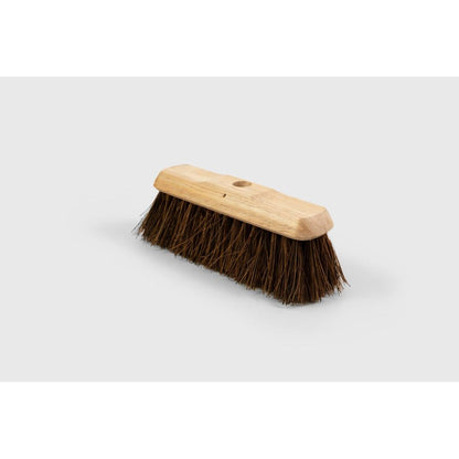 Hill Brush Broom Head - Plain Stock, Filled Dyed Bassine 10"