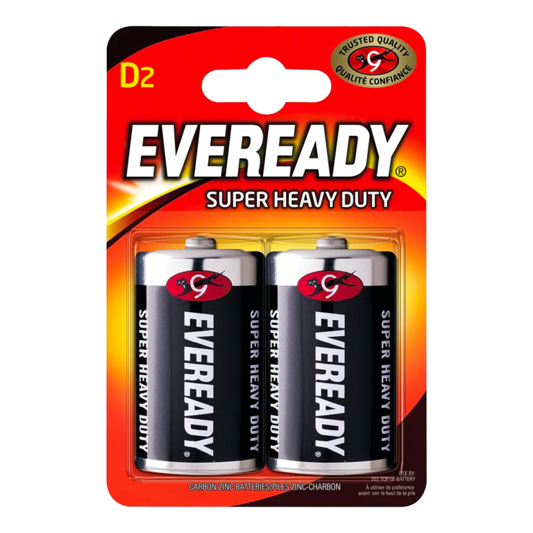 Eveready Super Heavy Duty Batteries