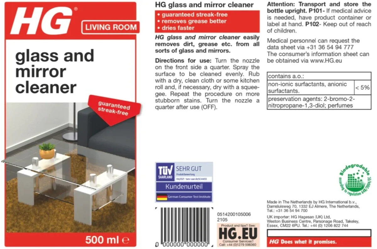 HG Glass & Mirror Spray