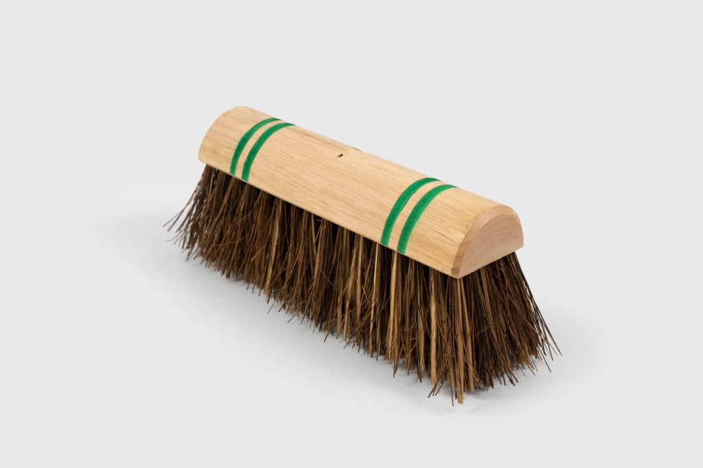 Hill Brush Broom - Domestic Bass Mix, Striped 10.5" x 3"
