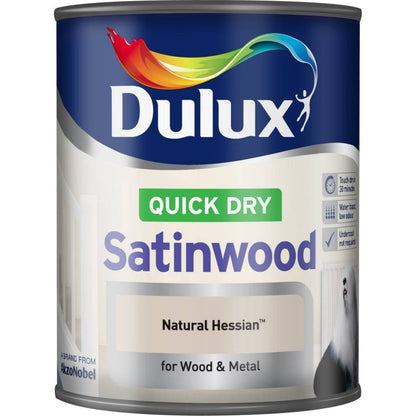 Dulux Secado Rápido Satinwood 750ml Arpillera Natural