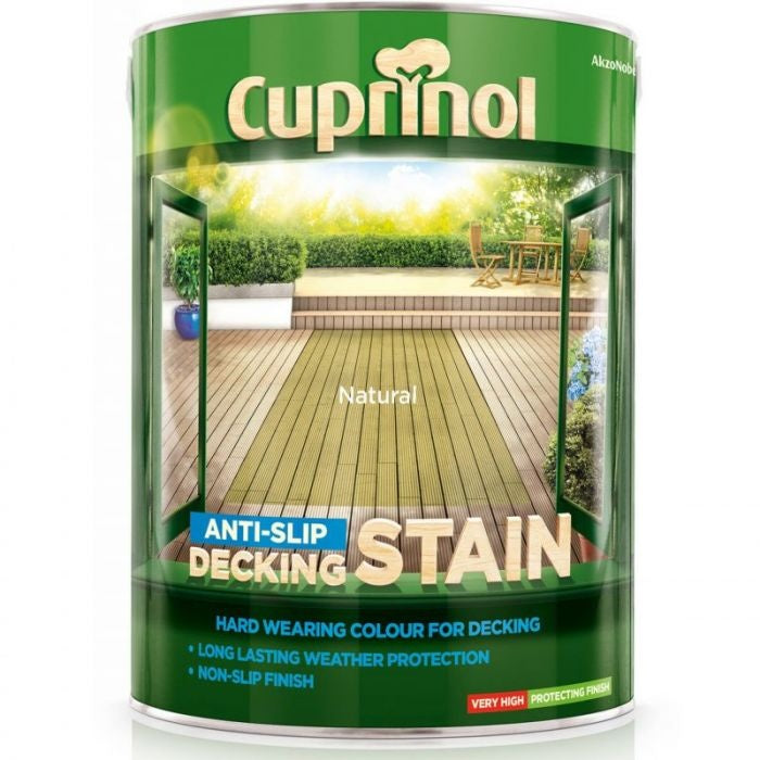 Cuprinol Anti Slip Decking Stain 5L Natural