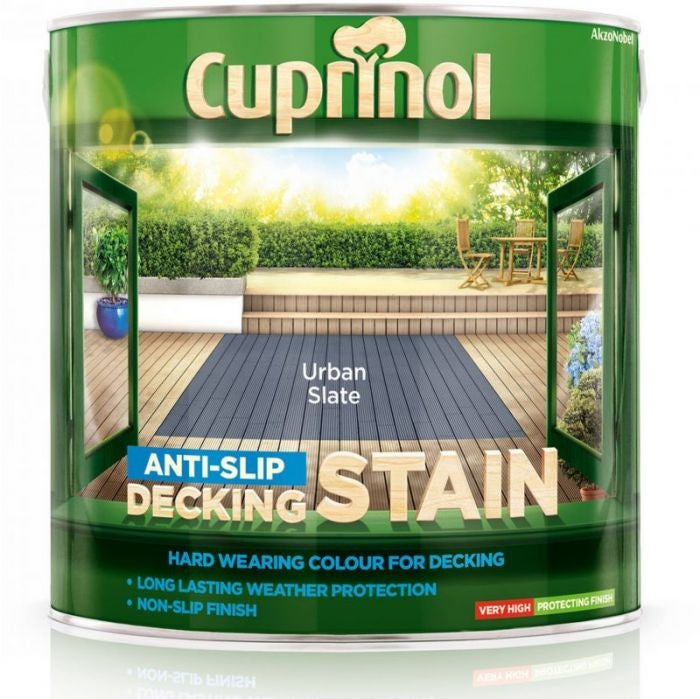 Cuprinol Anti Slip Decking Stain 2.5L Urban Slate