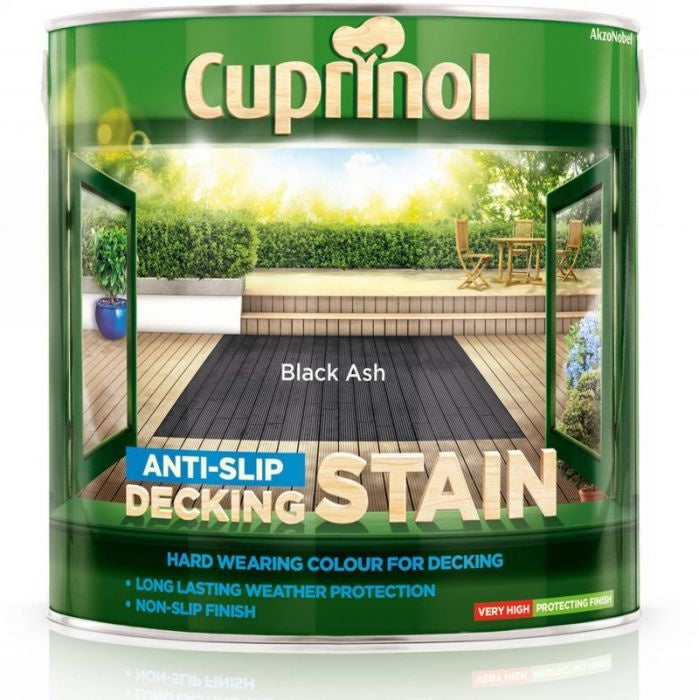 Cuprinol Anti Slip Decking Stain 2.5L Black Ash