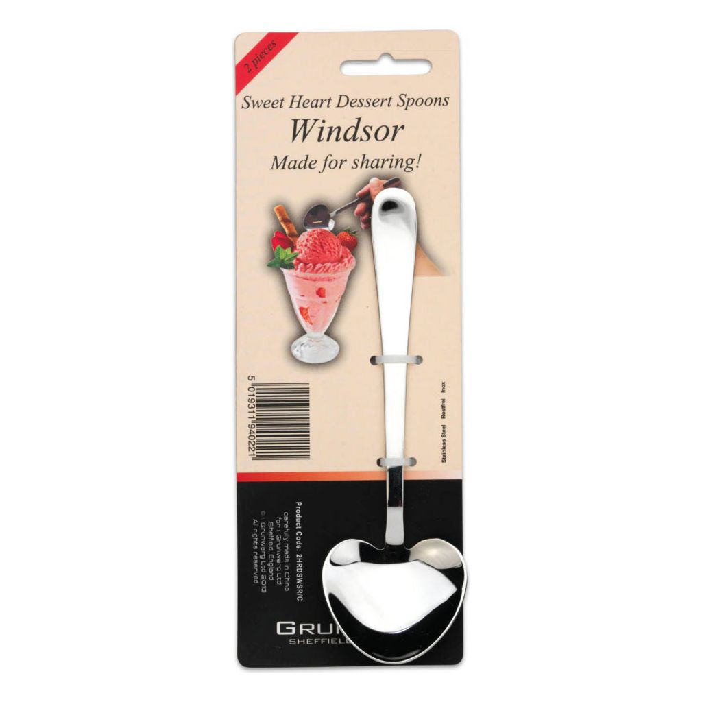 Windsor Heart Shaped Dessert Spoon