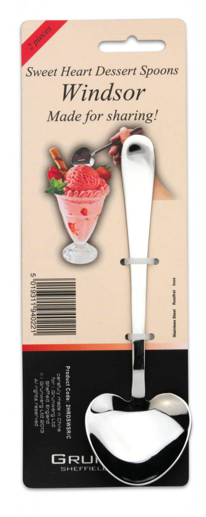 Windsor Heart Shaped Dessert Spoon