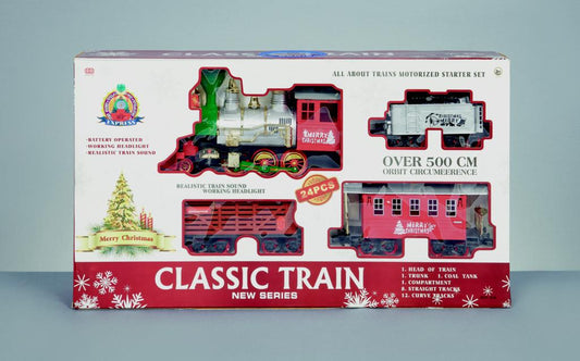 Premier Christmas Train Set With Sound And Smoke