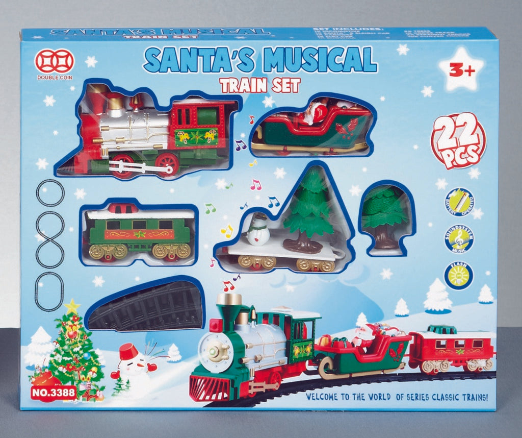 Premier Christmas Train Set With Music - Jingle Bells