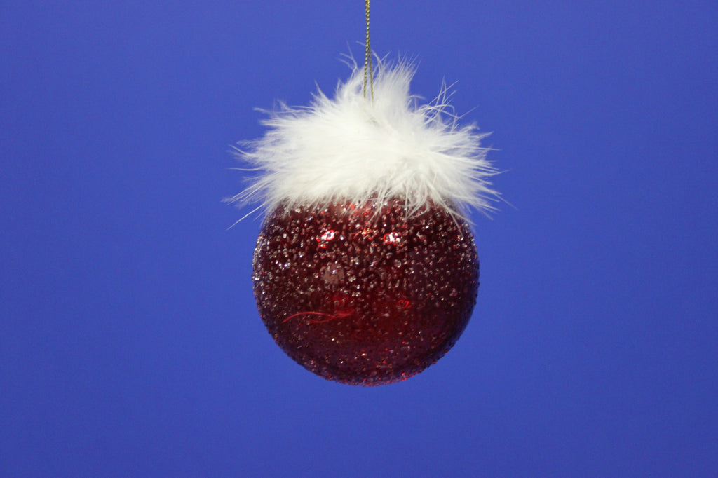 Jingles Red Feather Ball