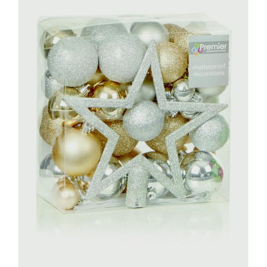 Premier Mixed Finish Bauble Pack