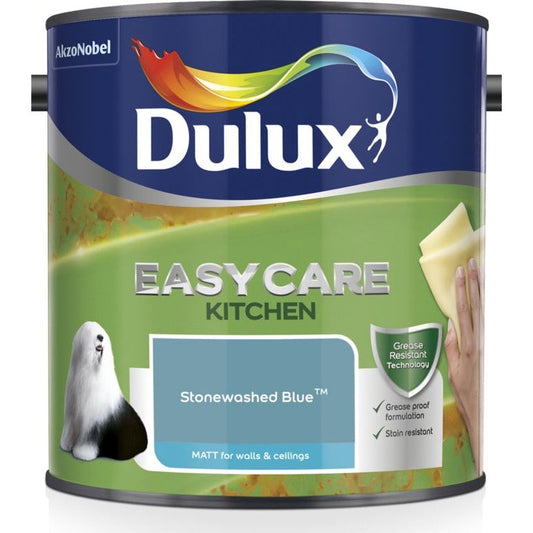 Dulux Easycare Kitchen Matt 2.5L Stonewashed Blue