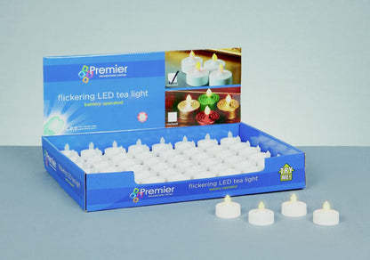 Premier Flickering LED Tealights