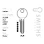 Smiths Locks Aldridge 5 Pin Cylinder Key Blank Pack 10