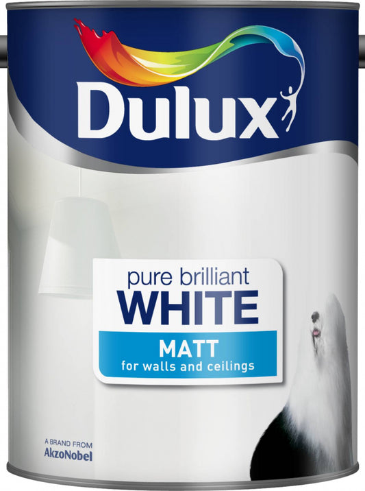 Dulux Mate 5L Blanco Puro Brillante