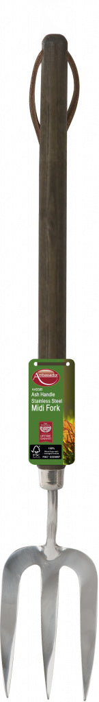 Ambassador Ash Handle Stainless Steel Midi Fork