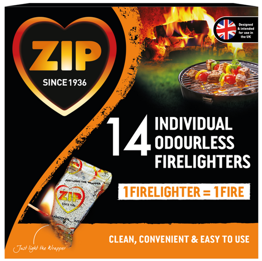 Zip Fast & Clean Wrapped Firelighters