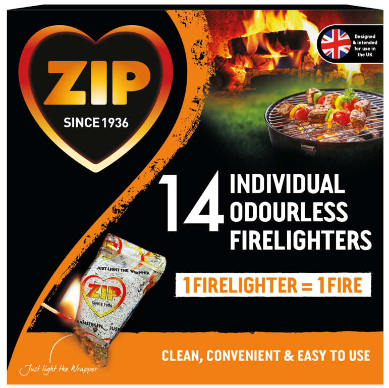 Zip Fast & Clean Wrapped Firelighters