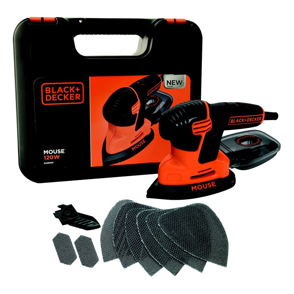 Ponceuse Mouse® nouvelle génération Black &amp; Decker 120 W