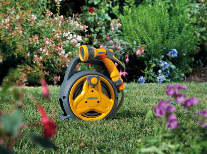 Hozelock Pico Reel With 10m Hose Fitting & Gun Display