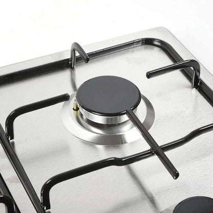 Kitchenplus 4 Burner Stainless Steel Gas Hob