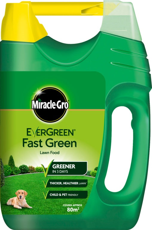 Esparcidor Miracle-Gro® Evergreen Fast Green 80m2