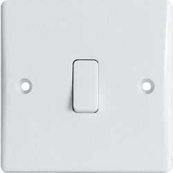 Interruptor Dencon Slimline de 1 vía y 1 unidad